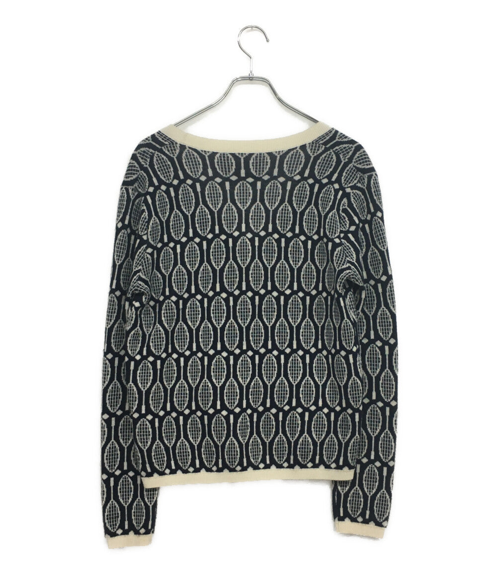 トリーバーチ カーディガン TORY SPORT 総ラケット柄 37592 レディース SIZE S TORY BURCH