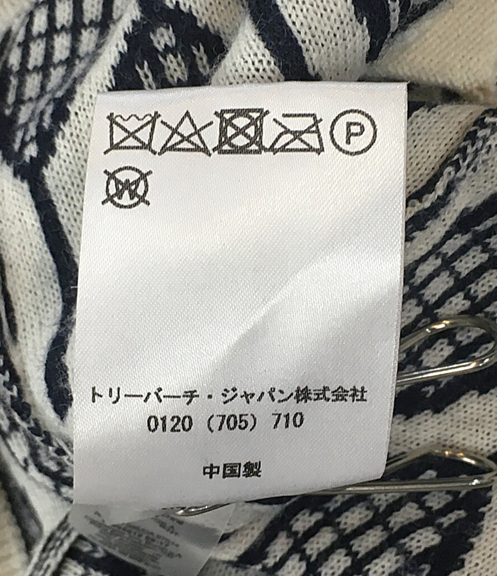 トリーバーチ カーディガン TORY SPORT 総ラケット柄 37592 レディース SIZE S TORY BURCH