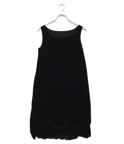 Daisy Lin デイジーリン ノースリーブワンピース ベロア ブラック ライン 06147-DL0FZ19L レディース SIZE 38