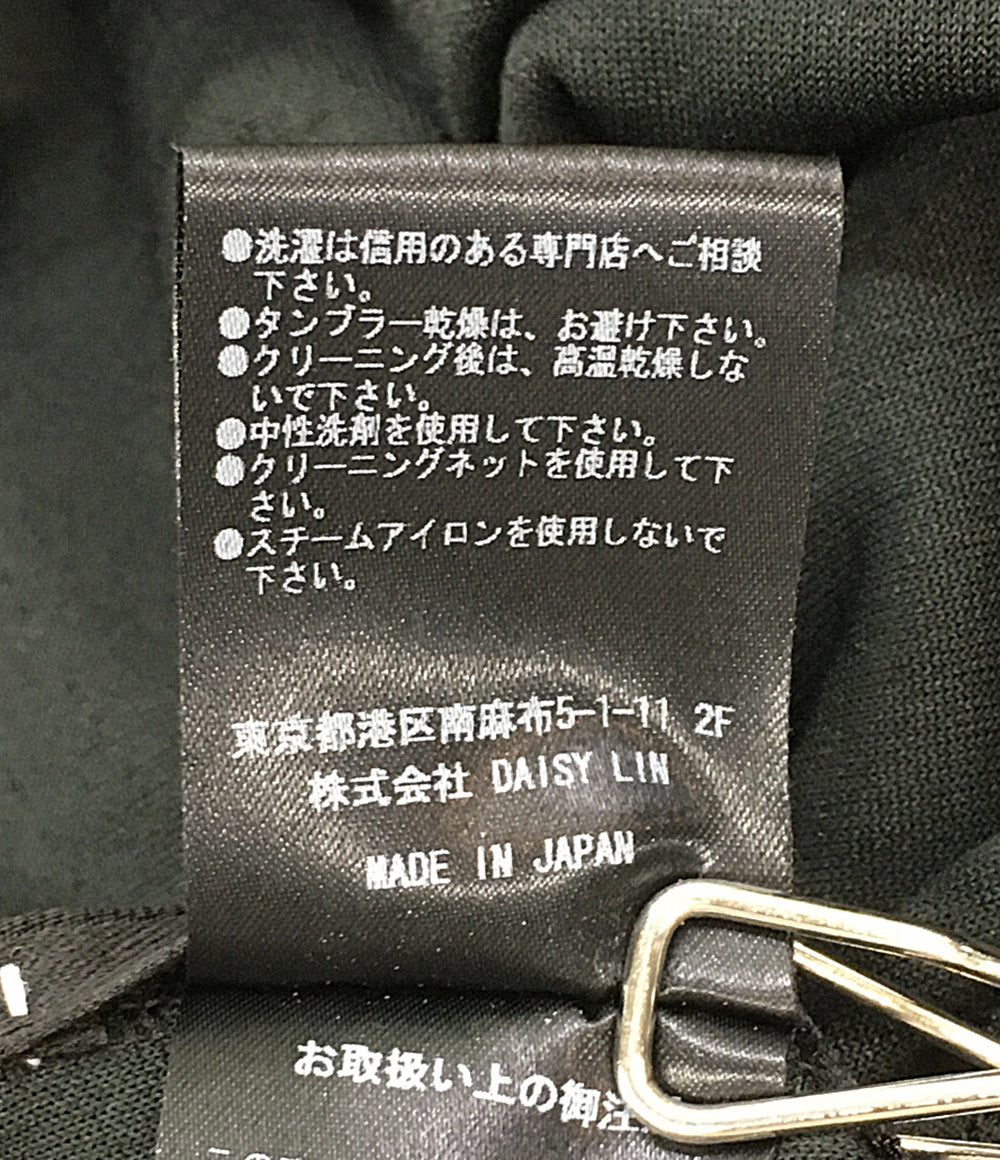 Daisy Lin デイジーリン ノースリーブワンピース ベロア ブラック ライン 06147-DL0FZ19L レディース SIZE 38