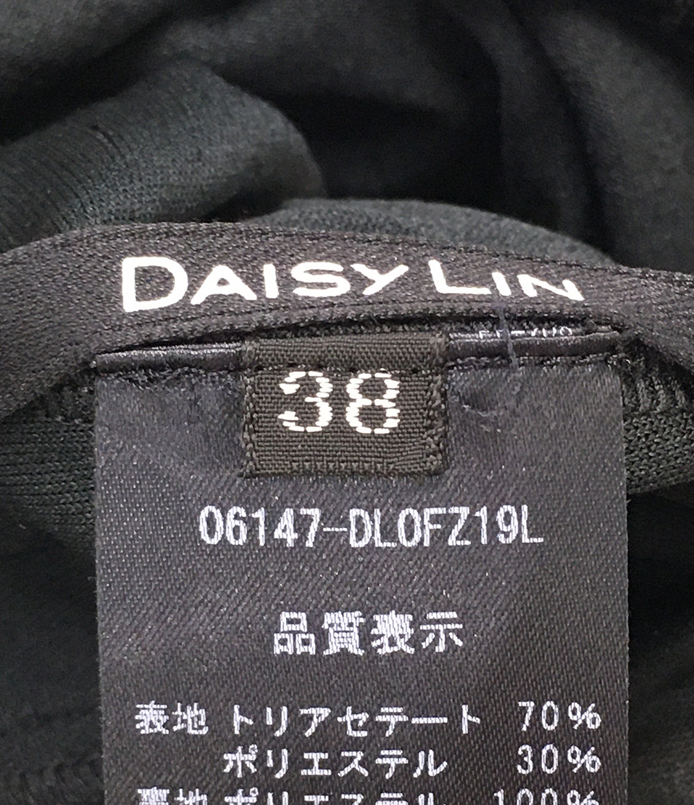 Daisy Lin デイジーリン ノースリーブワンピース ベロア ブラック ライン 06147-DL0FZ19L レディース SIZE 38