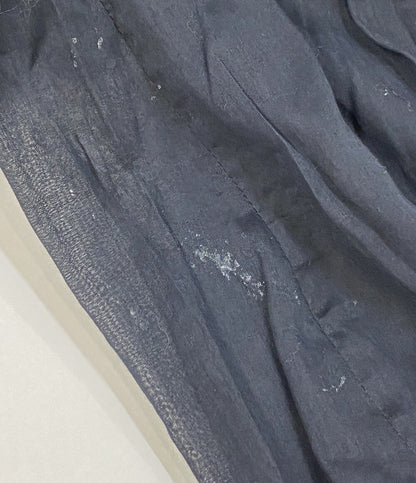 ドゥロワー プルオーバー シースルー リボンデザイン ブラウス シャツ ネイビー レディース SIZE 36 Drawer