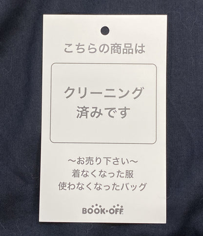 ドゥロワー プルオーバー シースルー リボンデザイン ブラウス シャツ ネイビー レディース SIZE 36 Drawer
