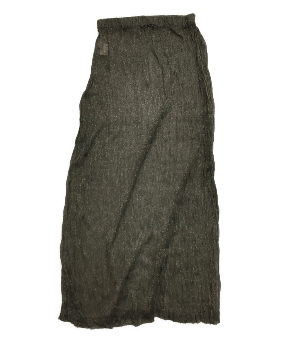 COLUMN コラム ラメニットスカート 41-140-09-030002 レディース SIZE F