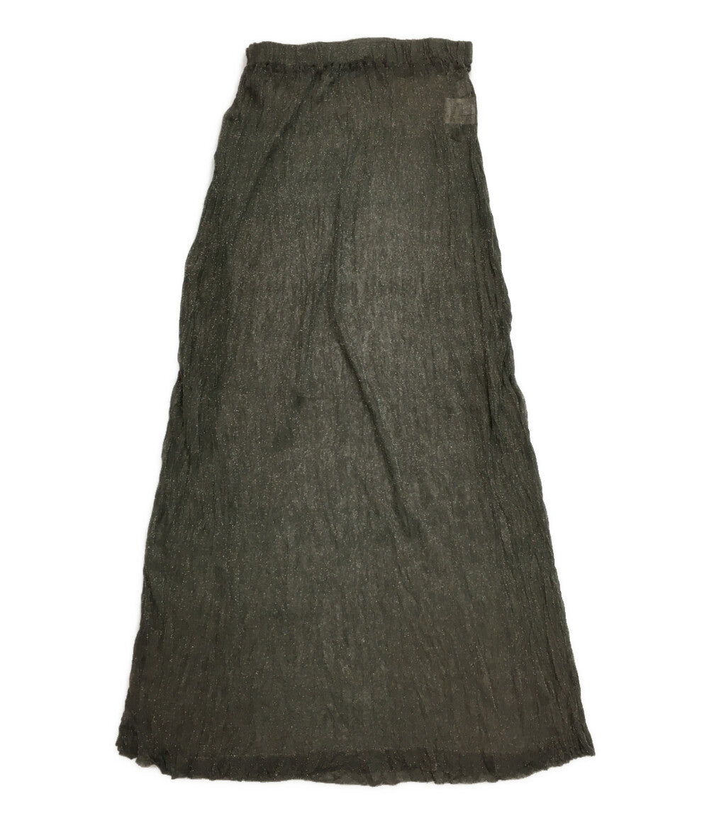 COLUMN コラム ラメニットスカート 41-140-09-030002 レディース SIZE F