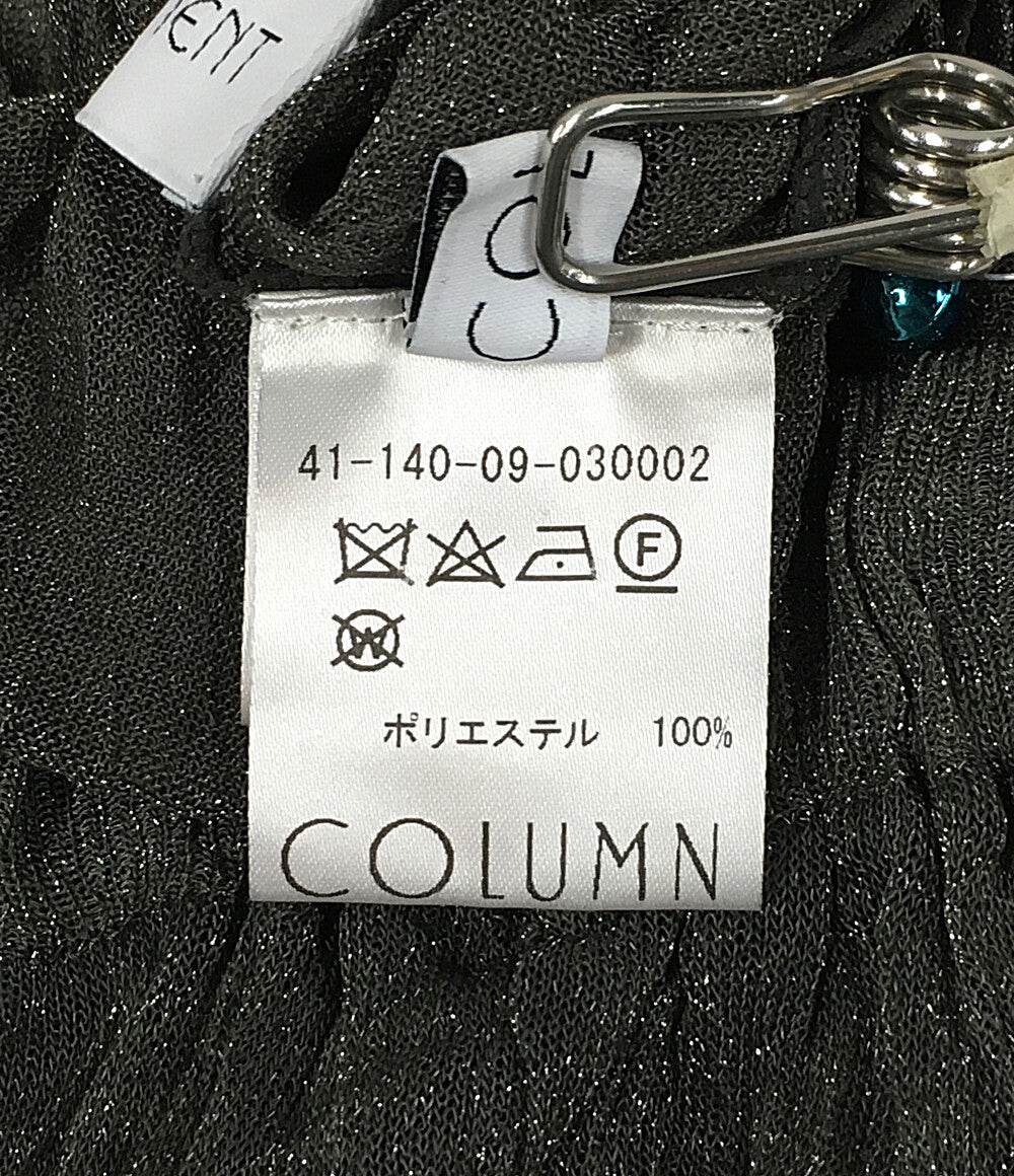 COLUMN コラム ラメニットスカート 41-140-09-030002 レディース SIZE F