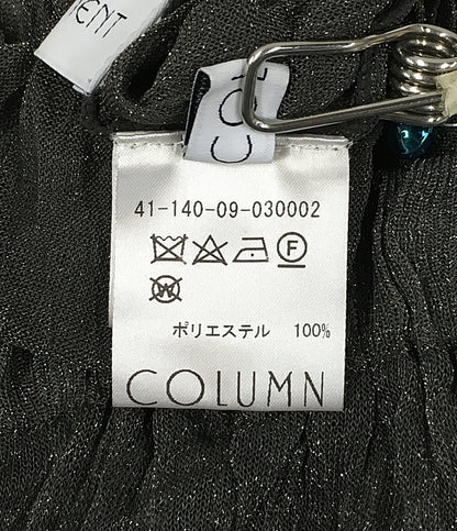 COLUMN コラム ラメニットスカート 41-140-09-030002 レディース SIZE F