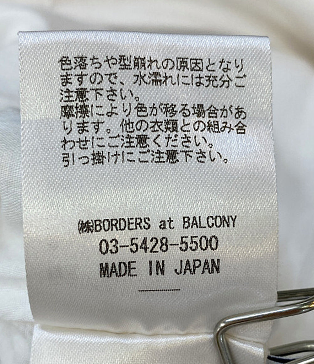 BORDERS at BALCONY バックラッフル ブラウス BORDERS at BALCONY（ボーダーズアットバルコニー） ブラウス シャツ