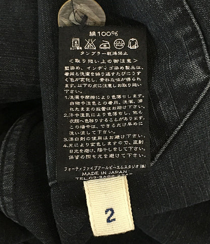 ウミキューゼロハチ ジャケット デニム ベルト レディース SIZE 2 umii908 45RPM