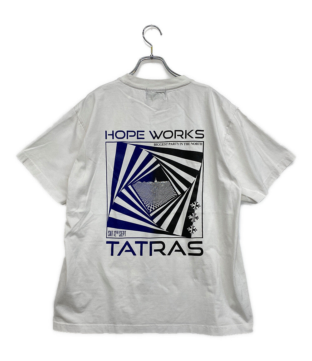 TATRAS バックビッグロゴ Tシャツ ワンポイント レディース SIZE 03 タトラス