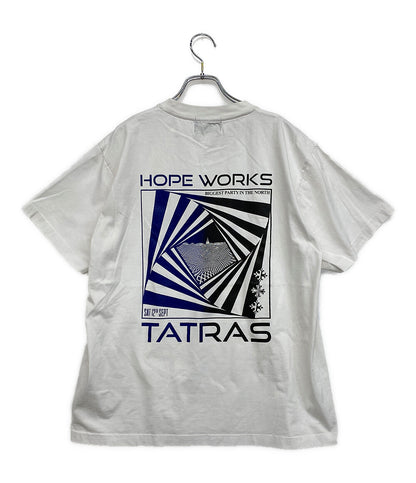 TATRAS バックビッグロゴ Tシャツ ワンポイント レディース SIZE 03 タトラス