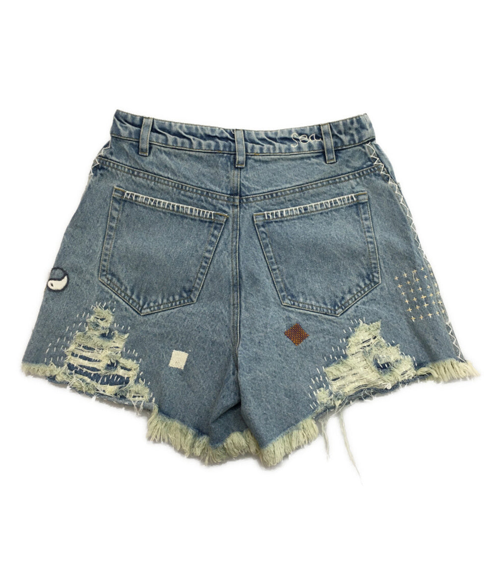 sea ハーフジーンズ 2024ss SS24-112 レディース SIZE 2 シー