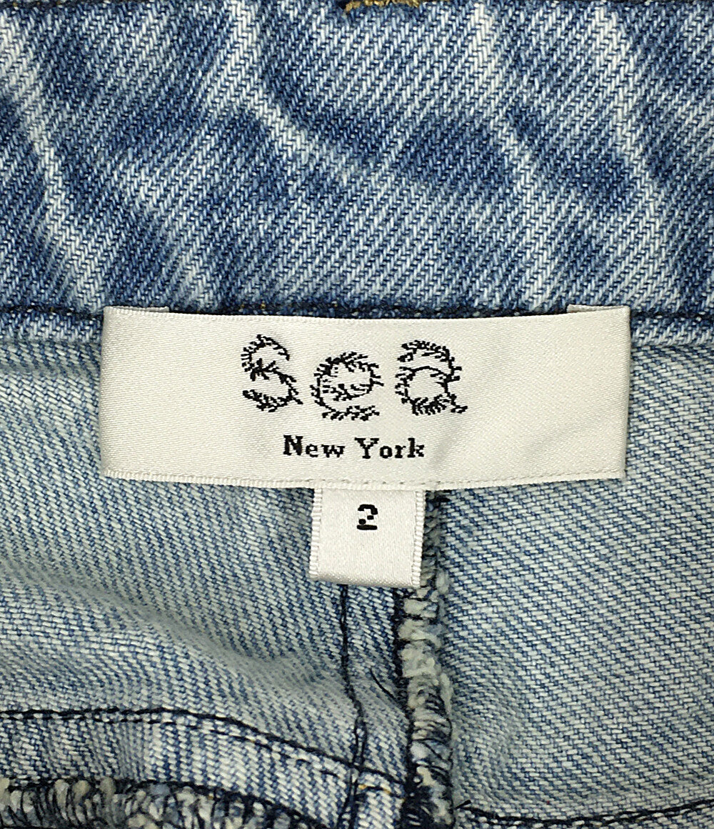 sea ハーフジーンズ 2024ss SS24-112 レディース SIZE 2 シー