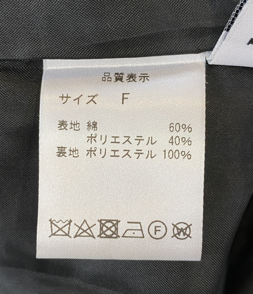 オブリ ジャンパースカート バルーン ブラック 24WACD13 24SS レディース SIZE F OBLI