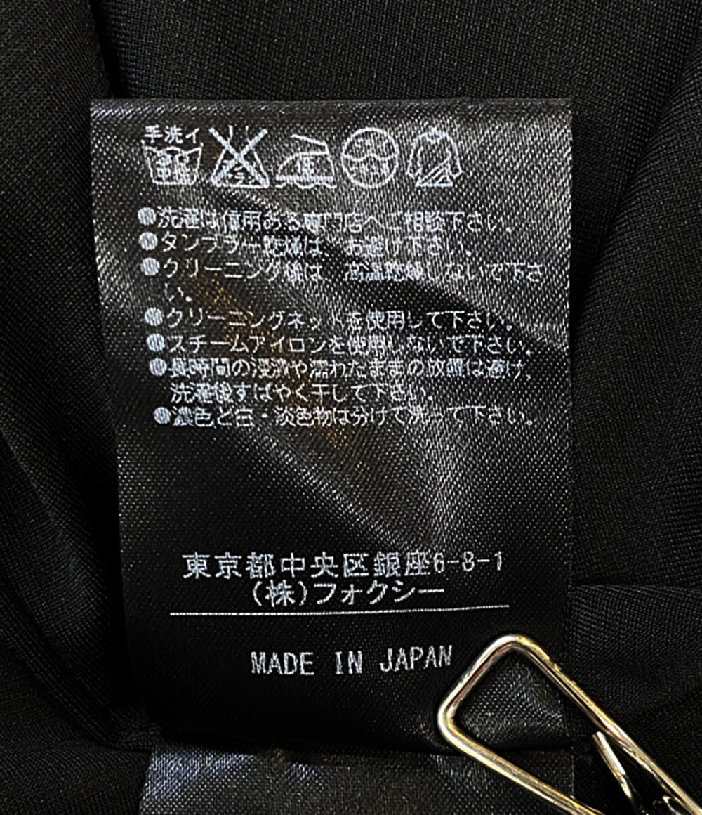 DAISY LIN デイジーリン 半袖ワンピース パフスリーブ ブラック レディース SIZE 40