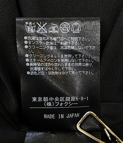 DAISY LIN デイジーリン 半袖ワンピース パフスリーブ ブラック レディース SIZE 40