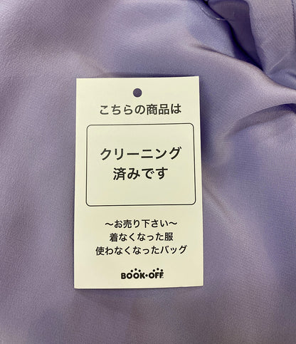 エッセンスオブラグジュアリー 長袖ブラウス パープル バックリボン レディース SIZE F ESSENCEOFLUXURY