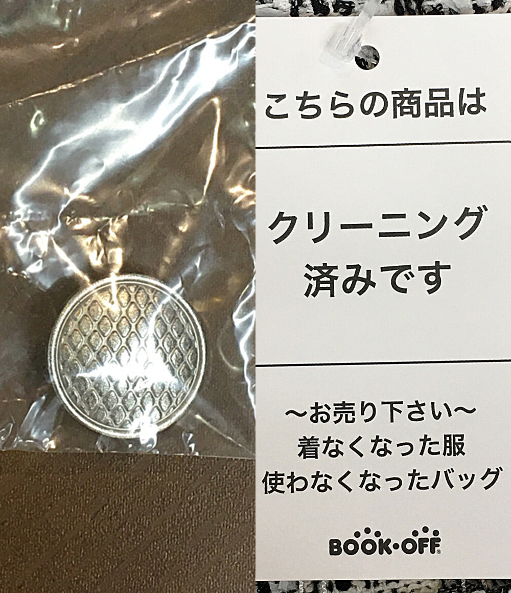 美品 martinique スカートスーツ ツイード ノーカラー A0386FJM209 レディース SIZE 1 マルティニーク