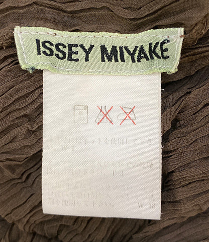 イッセイミヤケ シアープリーツカットソー タートルネック レディース SIZE L ISSEY MIYAKE