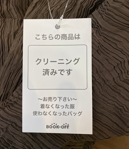 イッセイミヤケ シアープリーツカットソー タートルネック レディース SIZE L ISSEY MIYAKE