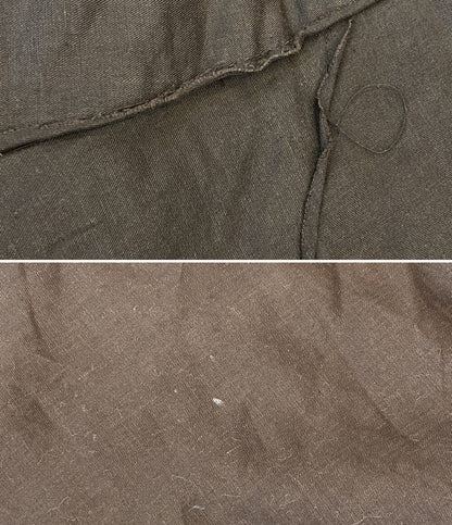 ヨウジヤマモト  スカート リネン100 ブラウン      レディース SIZE 2  YOHJI YAMAMOTO