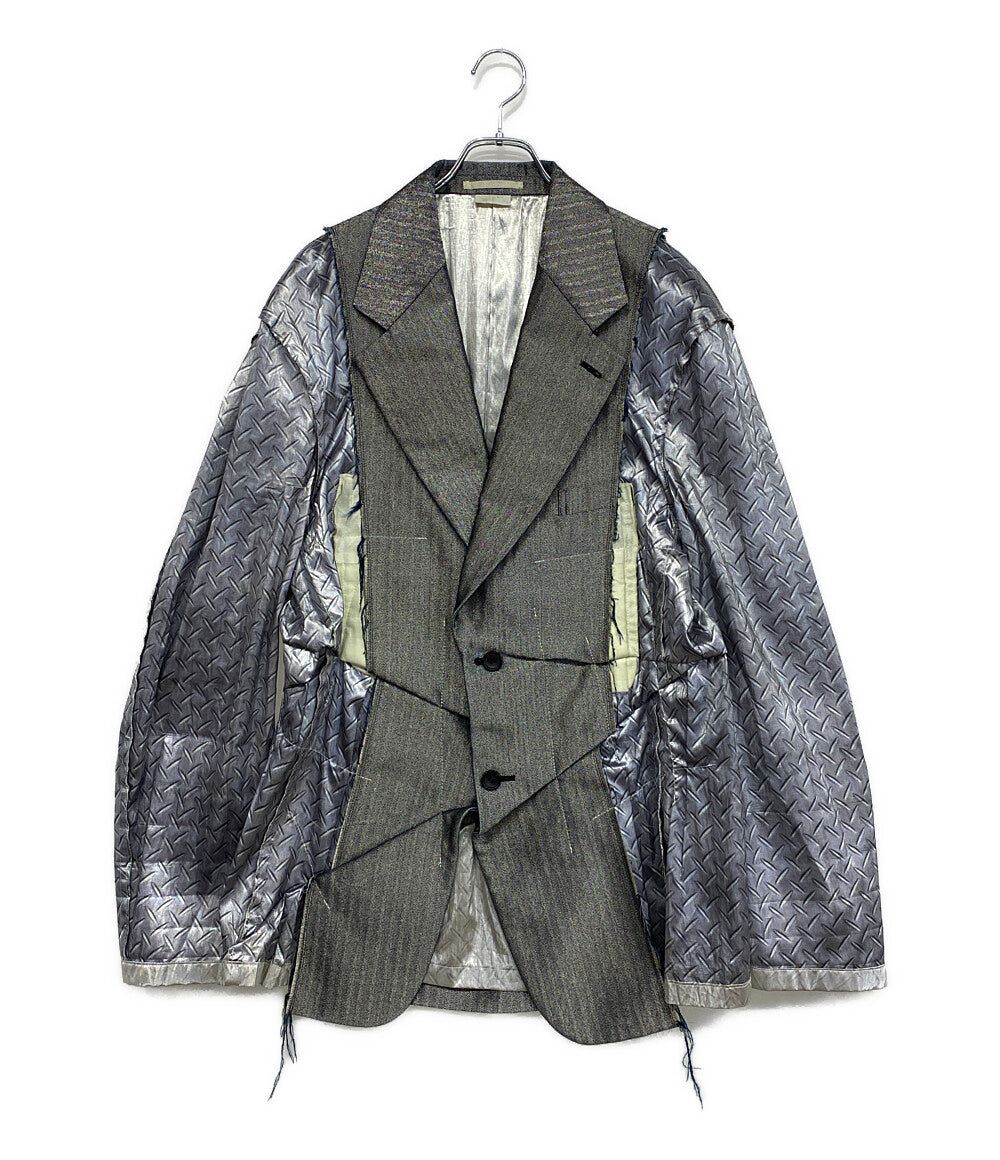 COMMEdesGARCONS コムデギャルソン ジャケット メタルアウトロー 再構築 2B PG-J015 メンズ SIZE XL