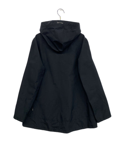 ヘルノ フーディコート ゴアテックス ラミナー ブラック レディース SIZE 42 HERNO