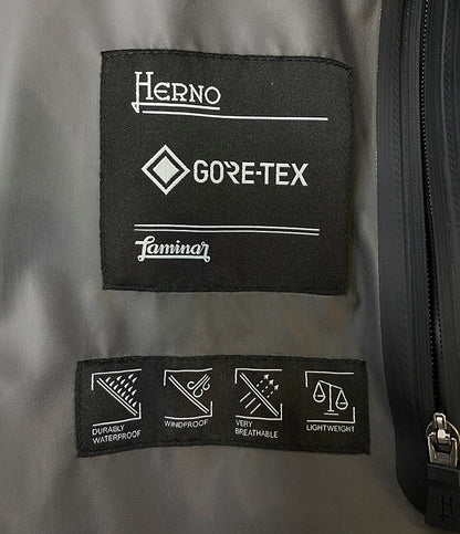 ヘルノ フーディコート ゴアテックス ラミナー ブラック レディース SIZE 42 HERNO