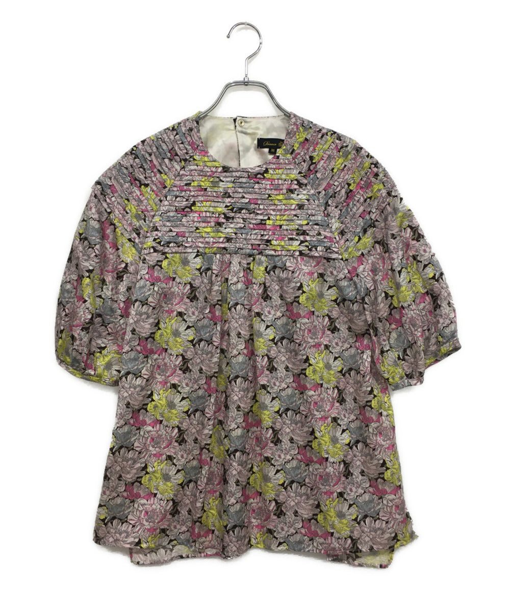 ドゥロワー ブラウス 五分袖 花柄 6521-299-0940 レディース SIZE 36 Drawer