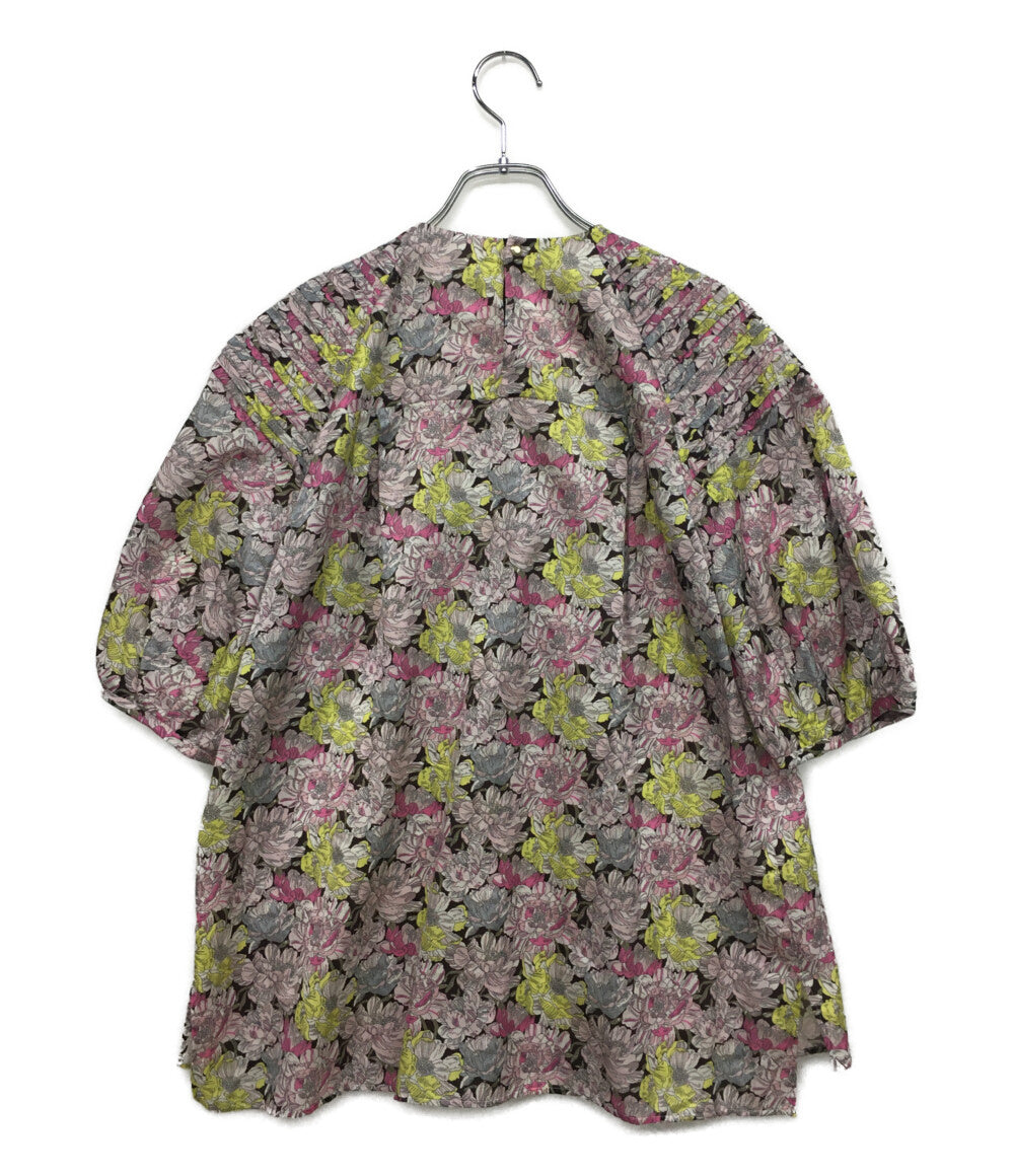 ドゥロワー ブラウス 五分袖 花柄 6521-299-0940 レディース SIZE 36 Drawer