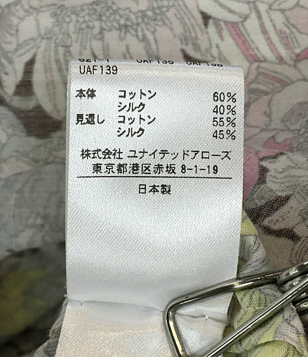 ドゥロワー ブラウス 五分袖 花柄 6521-299-0940 レディース SIZE 36 Drawer