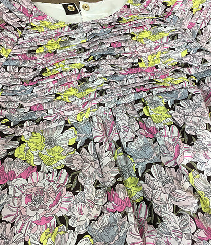 ドゥロワー ブラウス 五分袖 花柄 6521-299-0940 レディース SIZE 36 Drawer