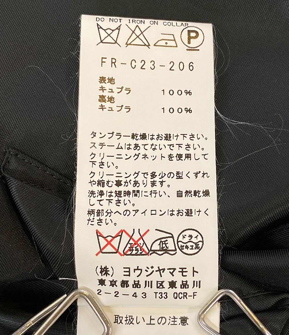 ヨウジヤマモト コート ブラック シングル FR-C23-206 メンズ SIZE 3 YOHJI YAMAMOTO