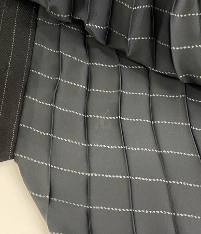 サカイ 長袖シャツ BIFABRIC CHALK STRIPE PLEATED BACK SHIRT 23-06986 レディース SIZE 1 sacai