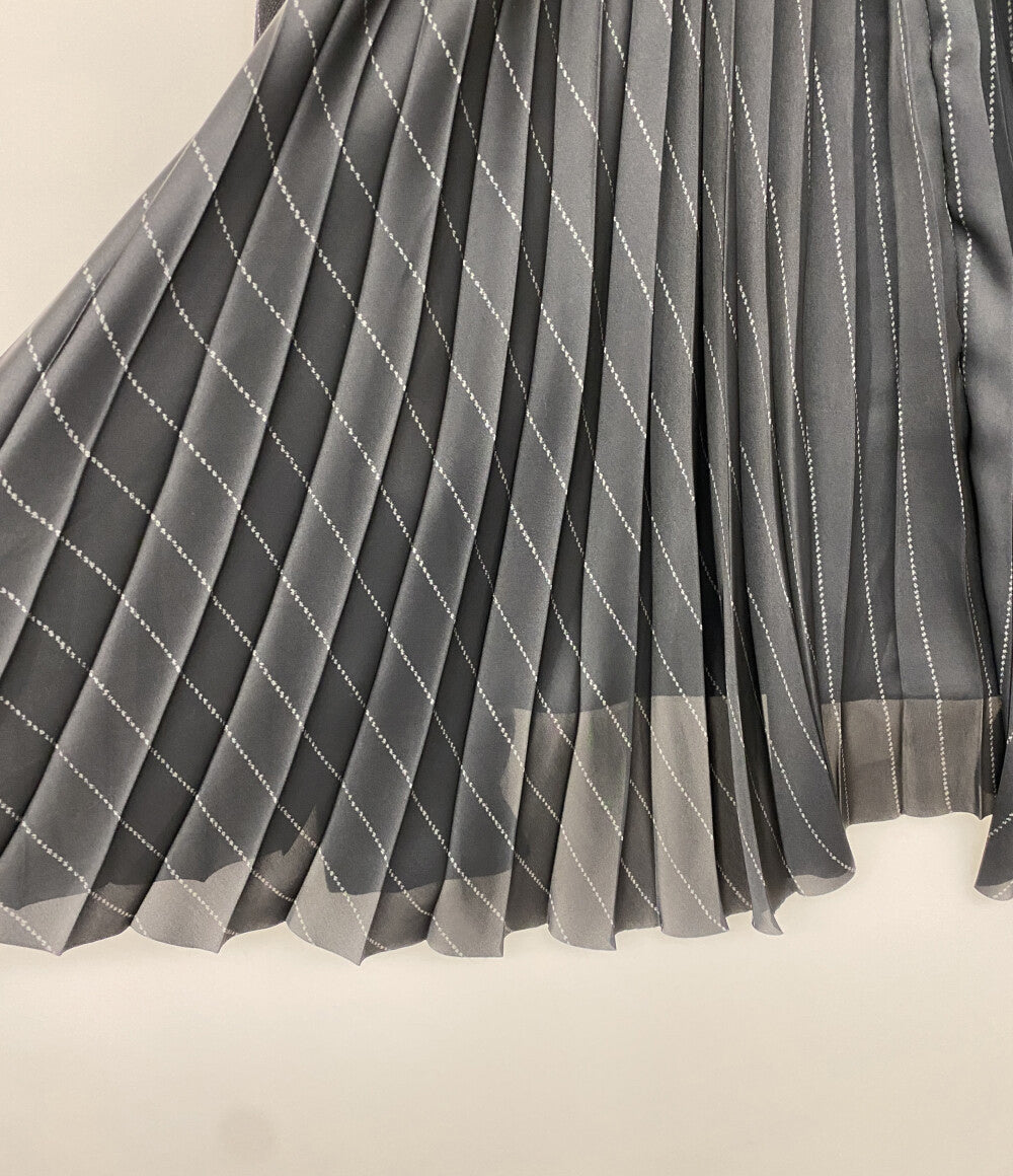 サカイ 長袖シャツ BIFABRIC CHALK STRIPE PLEATED BACK SHIRT 23-06986 レディース SIZE 1 sacai