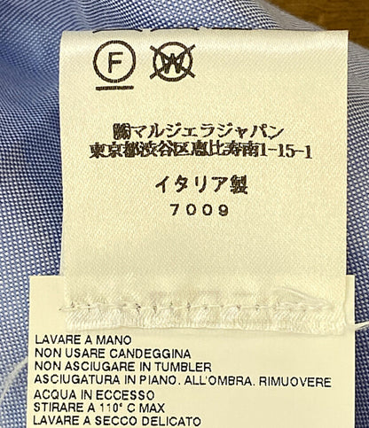 メゾンマルジェラ 長袖シャツ ドッキング ストライプ 21AW レディース SIZE 38 Maison Margiela