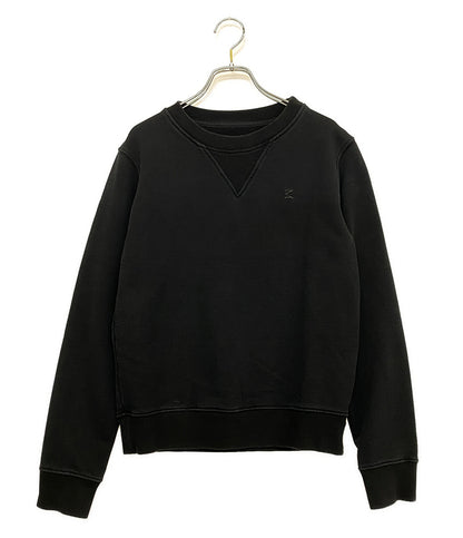 メゾンマルジェラ スウェット ブラック M刺繍ロゴ レディース SIZE XS Maison Margiela