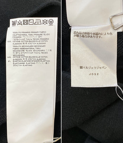 メゾンマルジェラ スウェット ブラック M刺繍ロゴ レディース SIZE XS Maison Margiela