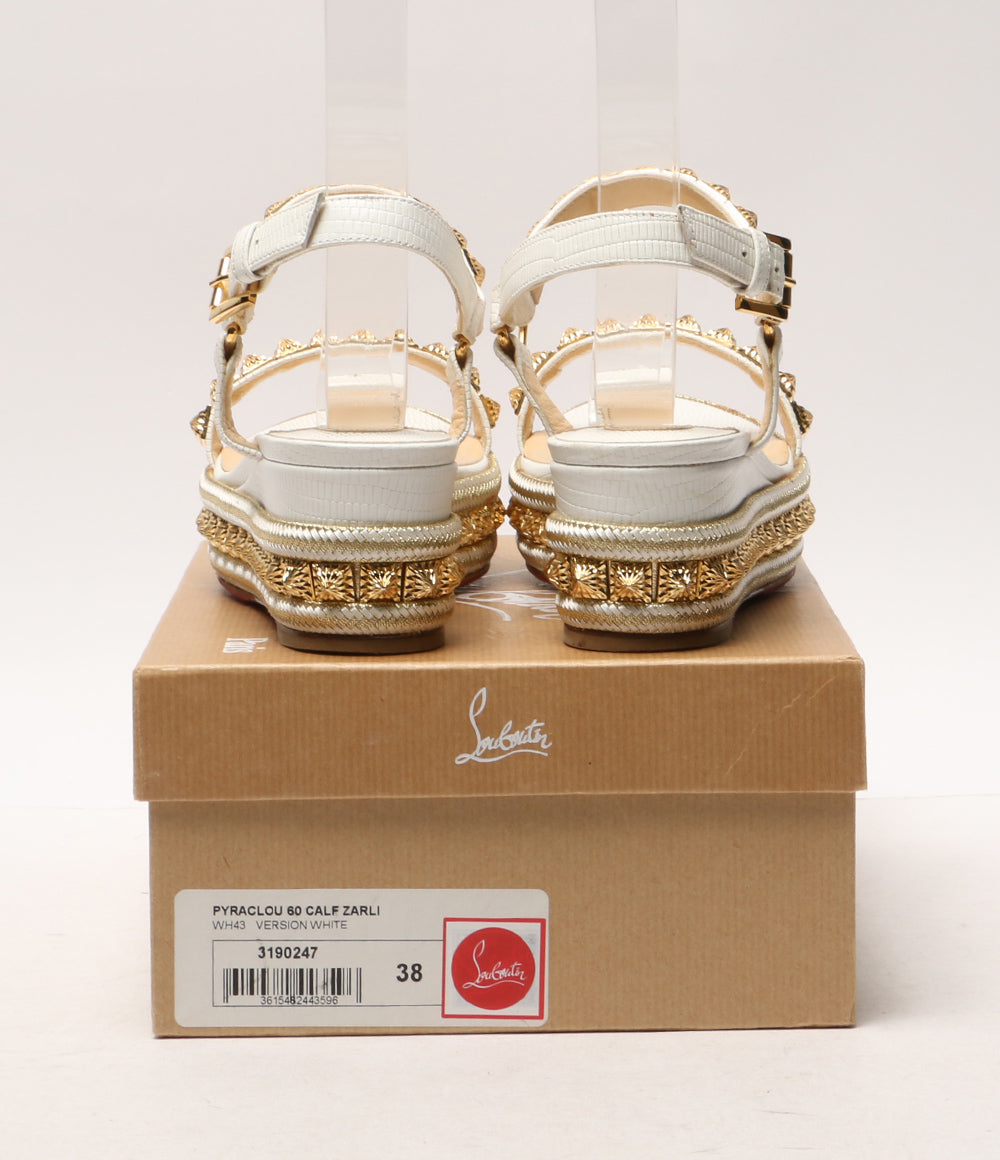 クリスチャンルブタン ウェッジサンダル PYRACLOU レディース SIZE 38