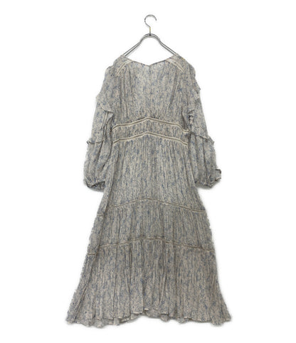 美品 ハーリップトゥ 長袖ワンピース Floral Print Random Pleated Dres     1231305030 レディース SIZE S  Her Lip To