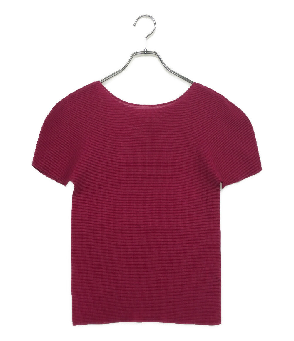 美品 ISSEY MIYAKE me ミー 半袖Ｔシャツ MI41FK016 レディース SIZE - イッセイミヤケ