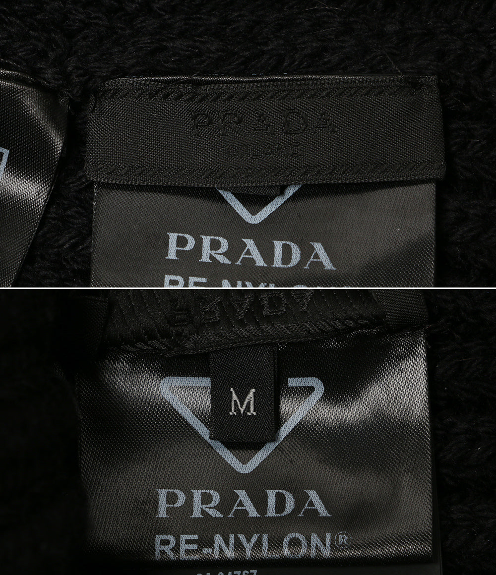 プラダ ニット帽 Re-Nylon ギャバジンxウール キャップ UMD446 S202 1WTO メンズ SIZE M PRADA