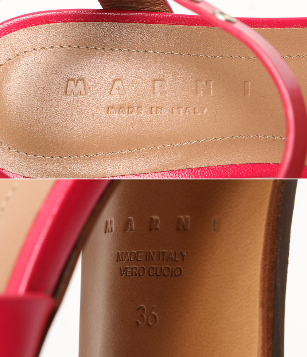 マルニ ストラップサンダル ピンク 2020 レディース SIZE 36 MARNI