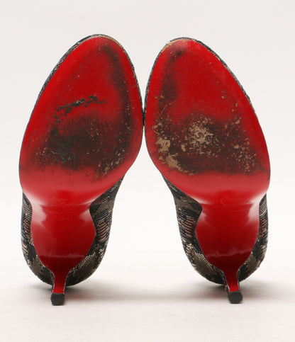 Christian Louboutin パンプス カモフラ スパンコール レディース SIZE 35 クリスチャンルブタン
