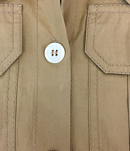 N°21 半袖シャツ カーキ 18P-G111-0696 レディース SIZE 36 ヌメロ ヴェントゥーノ