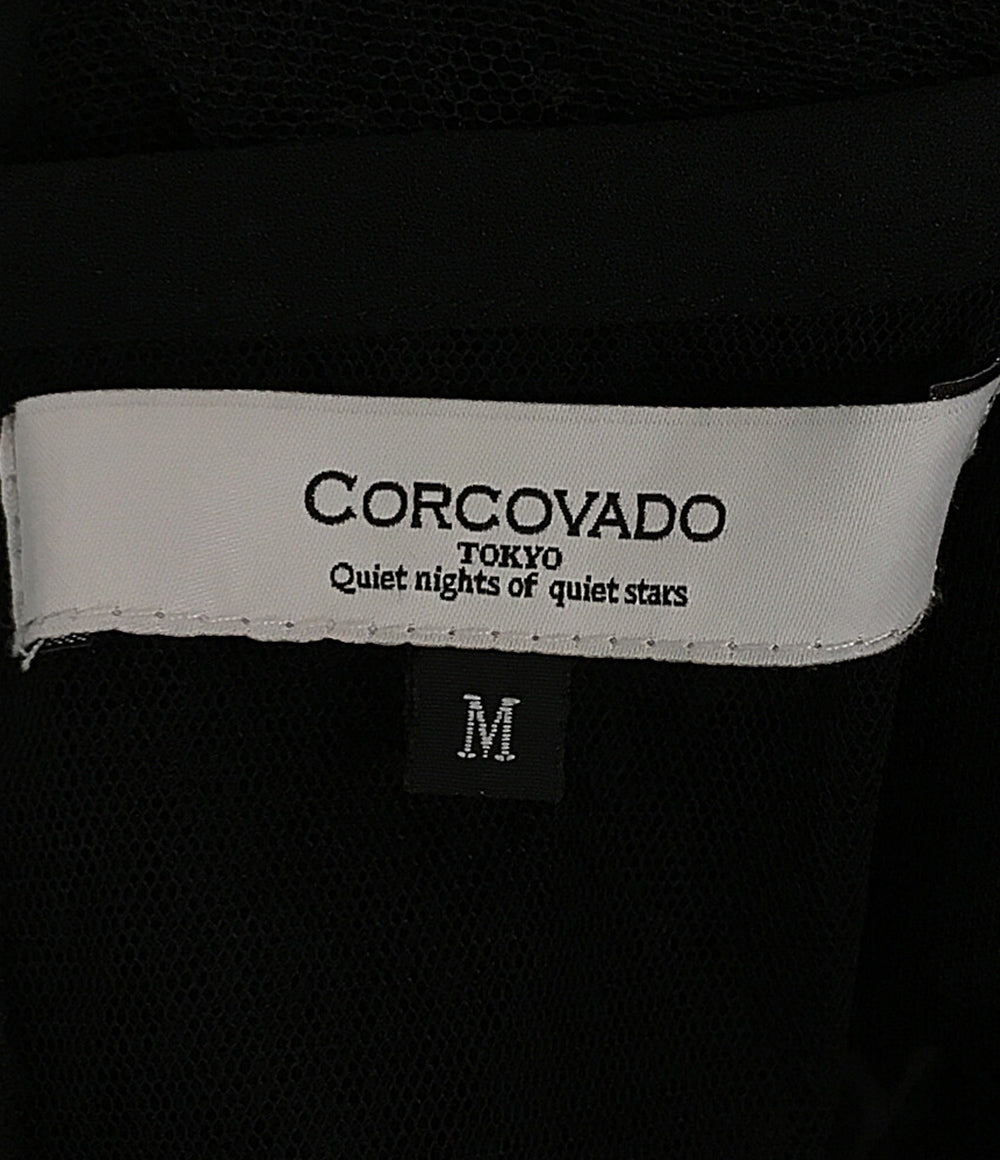 コルコバード 長袖ワンピース チュールレース プリーツ 21SS 32-04-00099 レディース SIZE M CORCOVADO