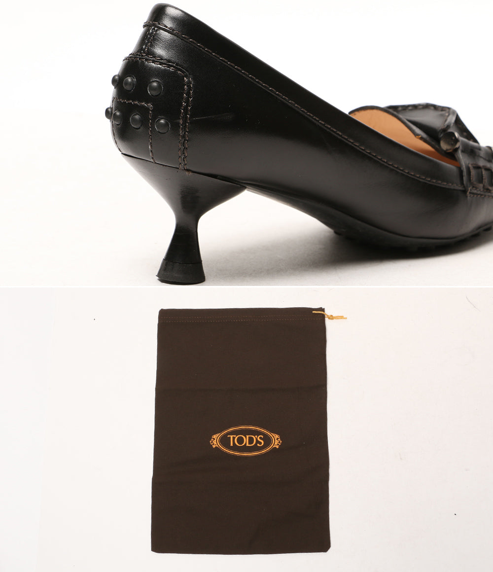 トッズ パンプス ブラック レディース SIZE 34 1/2 TOD'S