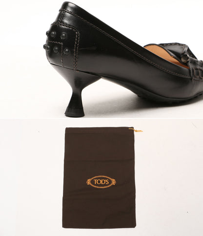 トッズ パンプス ブラック レディース SIZE 34 1/2 TOD'S