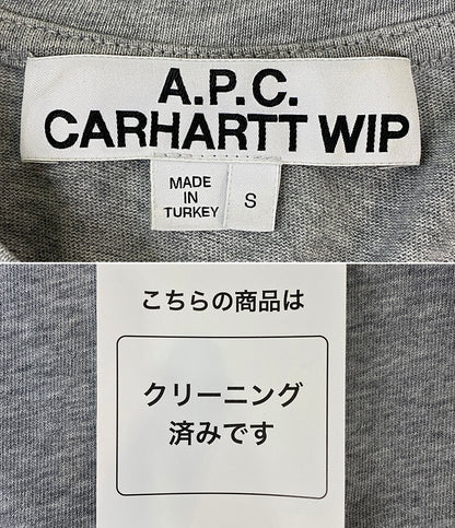 アーペーセー カーハート 半袖Ｔシャツ グレー メンズ SIZE S A.P.C.×Carhartt