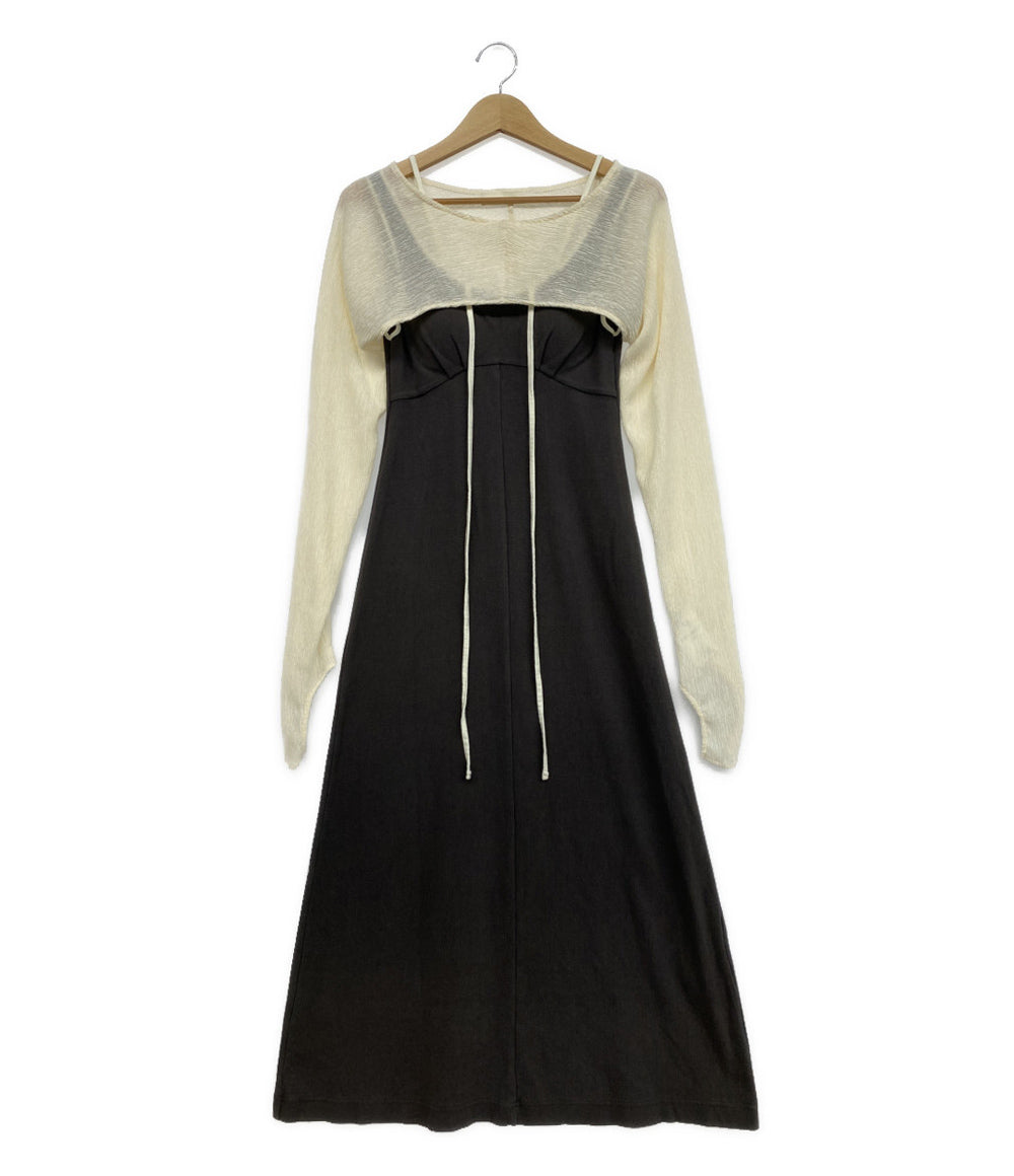 PUBLIC TOKYO パブリック トウキョウ レイヤーパーツセットワンピース キャミワンピ 162210008 レディース SIZE F